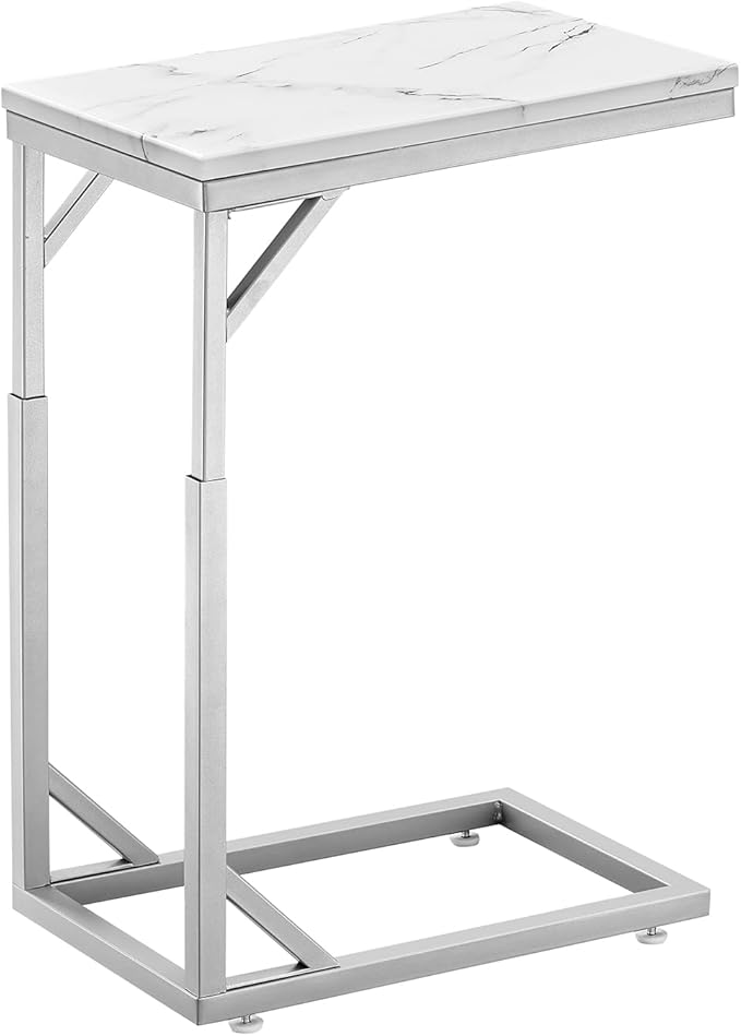 C-Shaped End Table, Small Sofa Table by Joyofcife