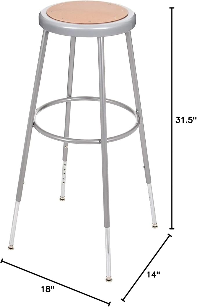 OEF Furnishings (2 Pack Height Adjustable Steel Stools - Image 9