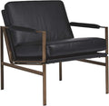 Signature Design by Ashley Puckman Mid-Century Modern Leather Accent Chair by SignatureDesignbyAshley