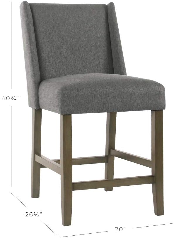 Homepop Home Decor | Modern Counter Stool | Counter Stools - Image 3