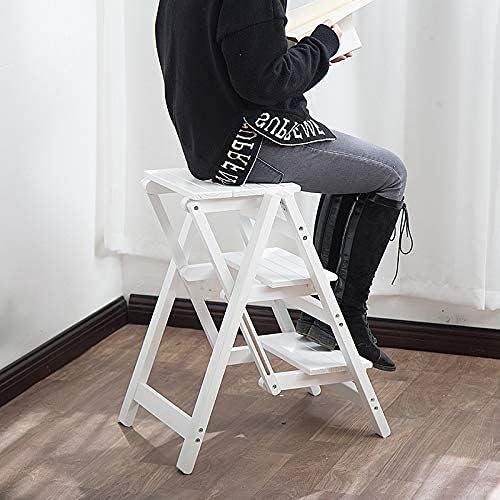 KINGBO Step Stool for Adults/Step Ladder/Counter Chair, 3-Step Folding Portable - Image 7
