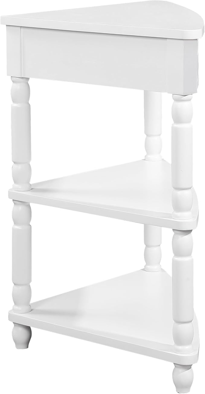 GDFStudio Trmxmbi 3 Tier Corner Console Table - Image 6