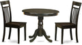 East West Furniture ANCA3-CAP-W 3 Piece Dining Table Set by EastWestFurniture