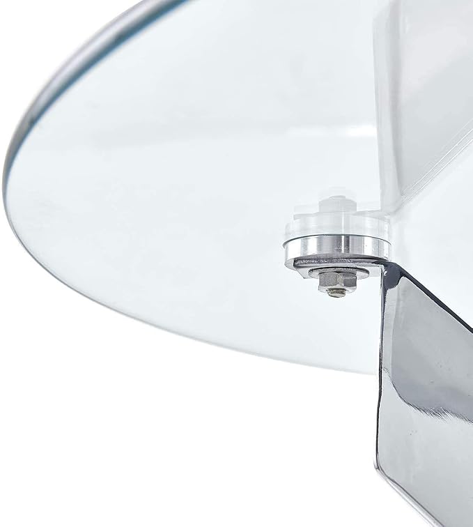 Round Tempered Glass Dining Table - Image 5