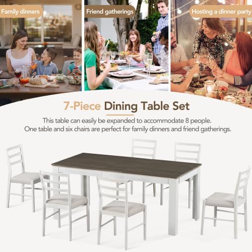 SogesHome 7-Piece Dining Table Set - Image 3