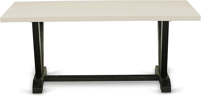 East West Furniture V627AB624-5 5 Piece Dining Set Includes a Rectangle Dining - Image 5