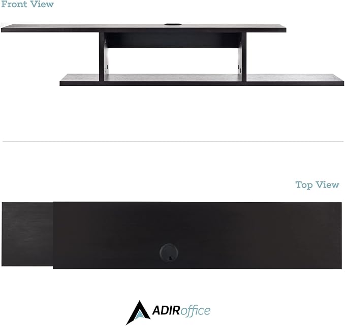 Floating TV Stand, Wall Mounted Floating Media Shelf Organizer Entertainment - Image 5