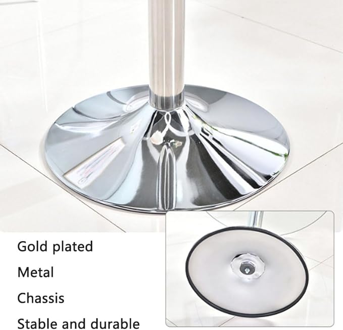 31.2" Round Glass Dining Table, Modern Circular, Sturdy Base and Perfect - Image 5