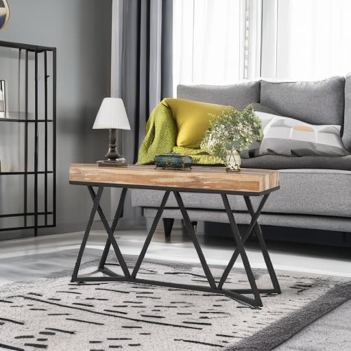 Tribesigns 55 Inches Console Table, Farmhouse Sofa Table Wood Entryway Table - Image 6