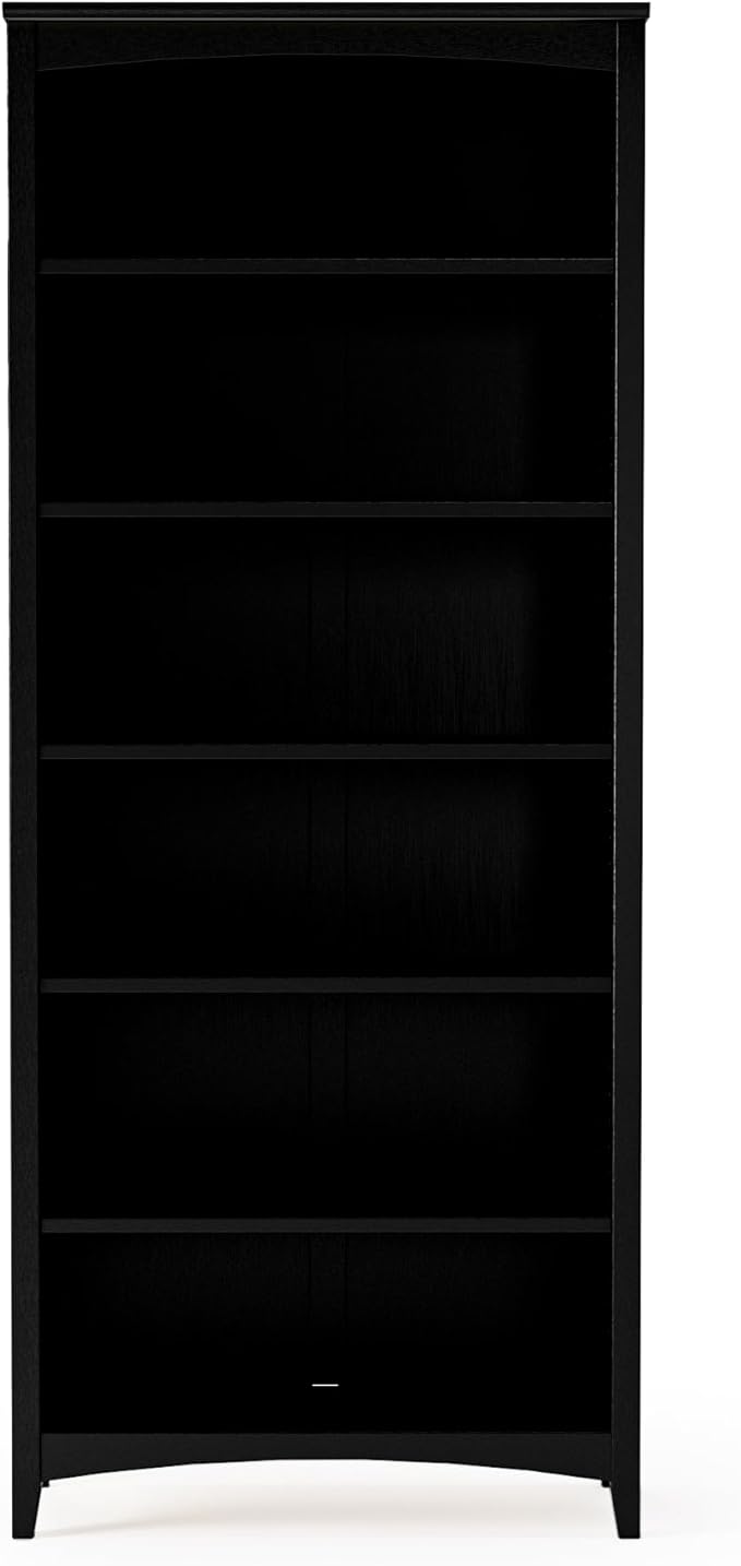 Camaflexi Shaker Style 6 Shelf Bookcase/Solid Wood / 72 inch Tall/Adjustable - Image 5