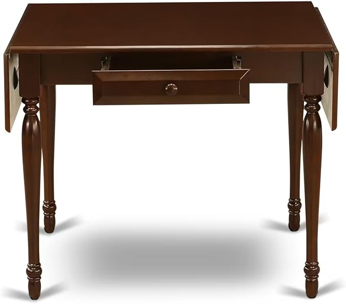 East West Furniture MZNO3-MAH-C 3 Piece Dinette Set - Image 9