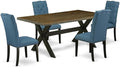 East West Furniture X677EL121-5 5 Piece Modern Dining Table Set Includes a by EastWestFurniture