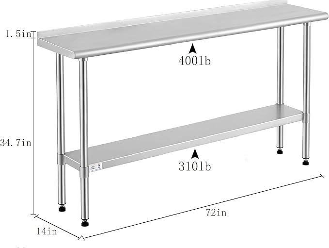 ROCKPOINT Stainless Steel Table - Image 2