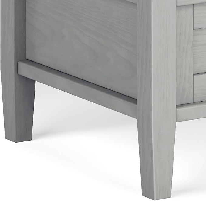 SIMPLIHOME Warm Shaker SOLID WOOD 20 Inch Wide Rectangle Transitional End Side - Image 12