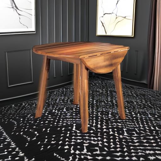 Signature Design by Ashley Berringer Dining Room Round Drop Leaf Table - Image 8
