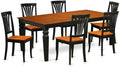 East West Furniture LGAV7-BCH-W 7 Piece Dining Room Furniture Set Consist of a by EastWestFurniture