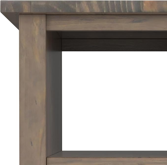 SIMPLIHOME Ela Solid Wood 14 inch Wide Rectangle Transitional Narrow End Table - Image 10