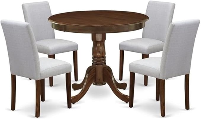 East West Furniture ANAB5-AWA-05 5 Piece Kitchen Table & Chairs Set Contains a by EastWestFurniture