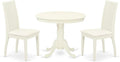 East West Furniture ANIP3-LWH-C 3 Piece Kitchen Table Set by EastWestFurniture