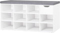DINZI LVJ Shoe Bench, Entryway Storage Bench by DINZILVJ