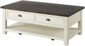 Martin Svensson Home Solid Wood Coffee Table, Cream White by MartinSvenssonHome