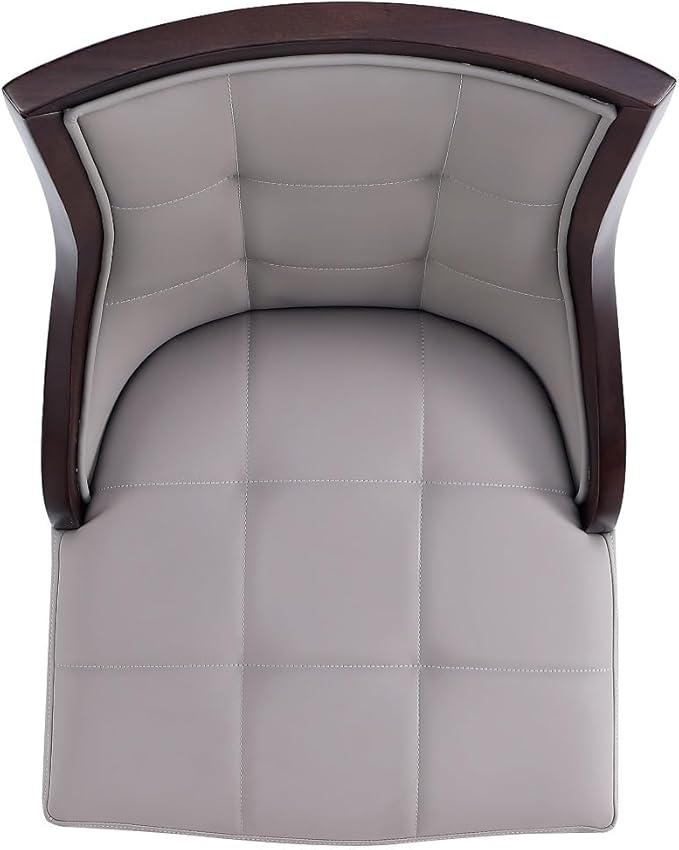 Manhattan Comfort Fifth Avenue Faux Leather Dining Chairs, Parsons Accent - Image 9