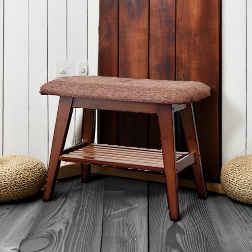 Shoe Entryway Bench, Bamboo Shoe Rack Bench, Organizer - Image 6