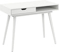 Furniture Nora 40W Writing Desk in Pure White | Computer Table by BushHome
