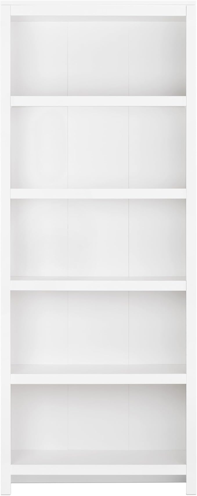 Prepac Moda 5-Tier Tall Wooden Bookcase, Display Cabinet, Bookshelf - Image 7