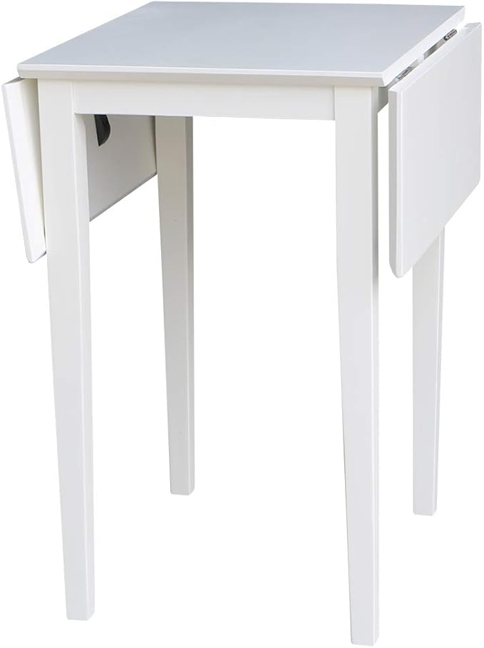 IC International Concepts, Solid Wood Small Drop Leaf Dining Table, Solid Real - Image 11