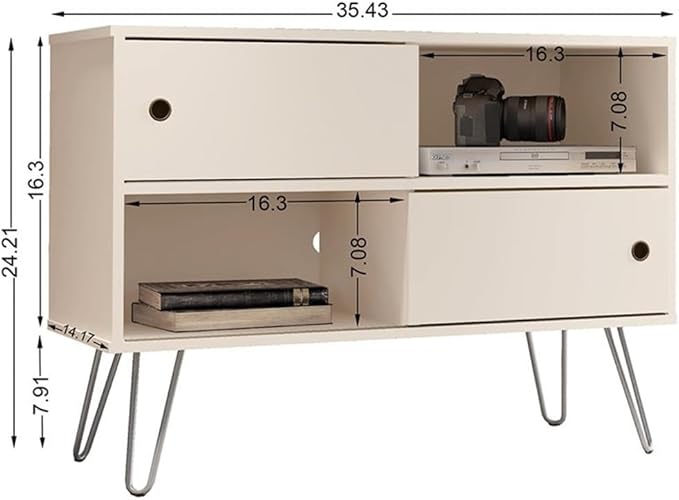 Manhattan Comfort Baxter 35" Mid Century TV Stand - Image 7