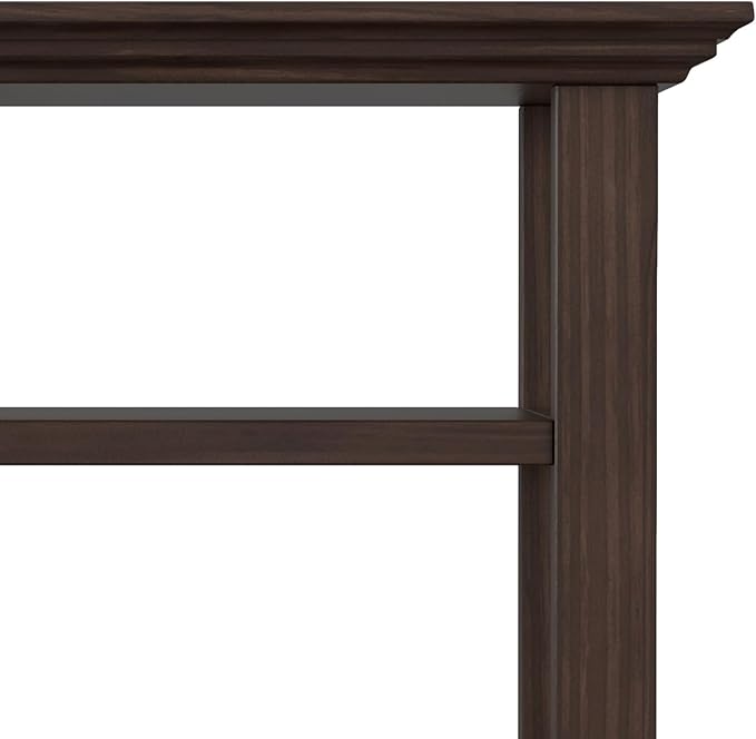 SIMPLIHOME Acadian SOLID WOOD 19 inch Wide Square Transitional End Table in - Image 8