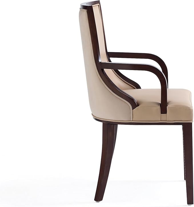 Manhattan Comfort Grand Faux Leather Dining Chairs - Image 7