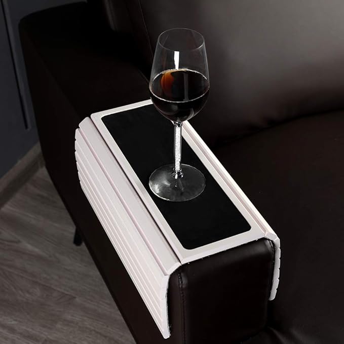 GEHE Sofa Arm Tray Table for Couch Flexible/Foldable Sofa Tray Couch arm Table by GEHE