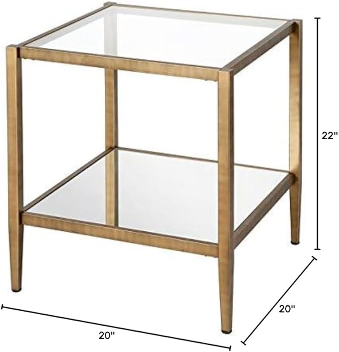 Henn&Hart 20" Wide Square Side Table - Image 11
