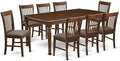 East West Furniture DONO9-MAH-C 9 Piece Dining Table Set Includes a Rectangle by EastWestFurniture