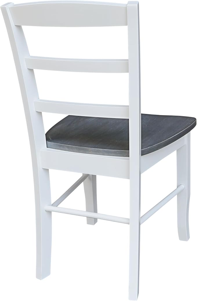 IC International Concepts Set of Two Madrid Ladderback Dining Chairs - Image 6