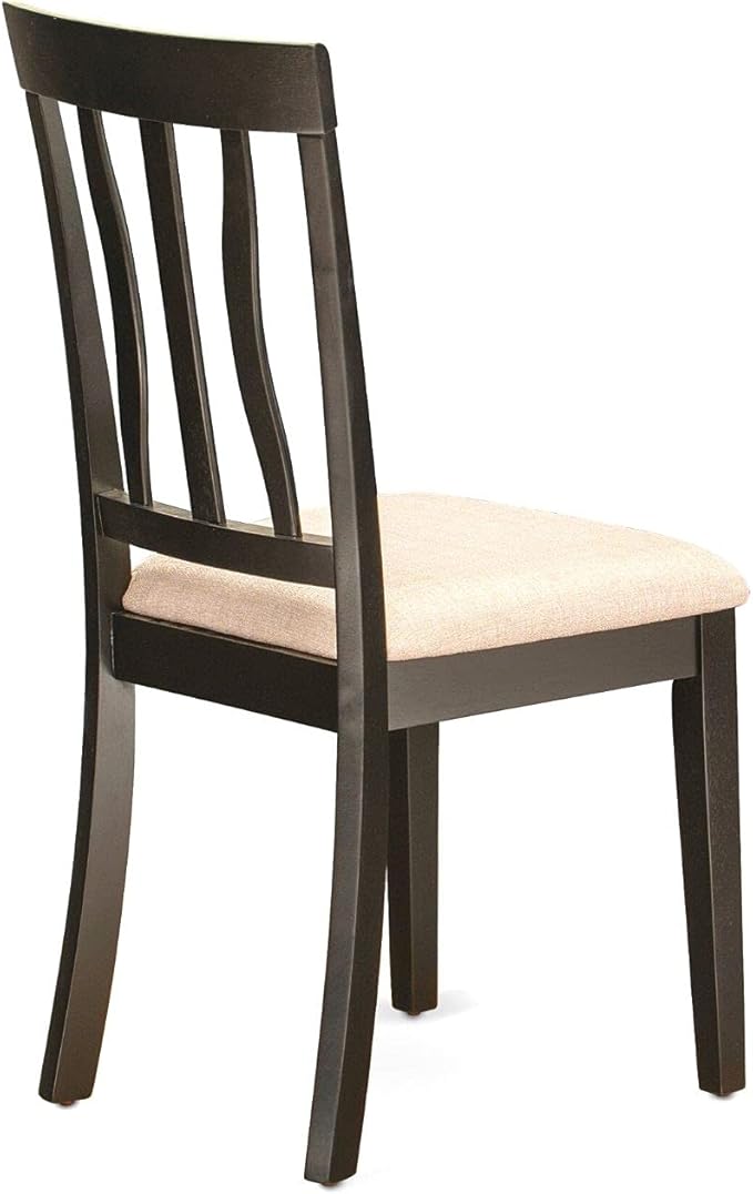 East West Furniture HLAN5-CAP-C 5 Piece Kitchen Table Set - Image 6