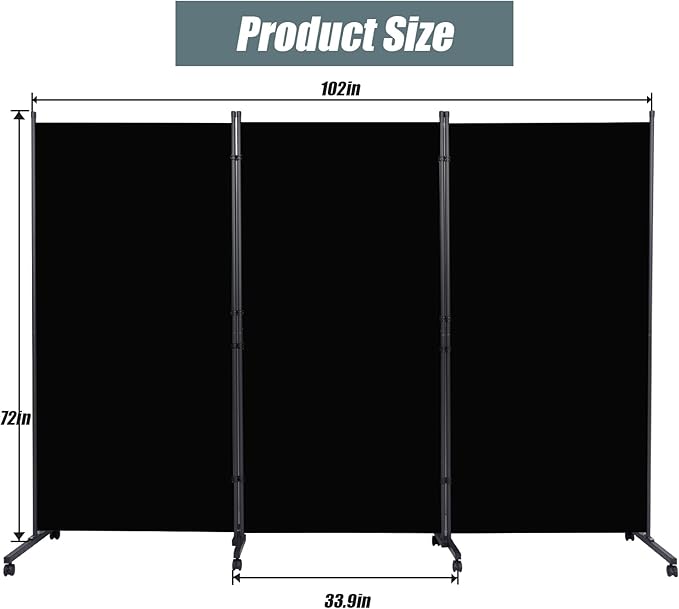 Room Divider Folding Privacy Screens - Image 5