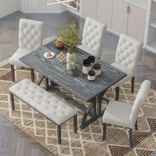 SogesHome 6-Piece Dining Table Set - Image 2