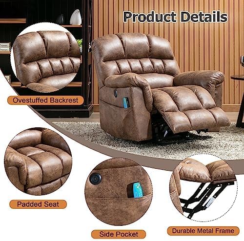 Phoenix Home Large Power Lift Recliner - Image 6