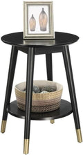 Convenience Concepts Wilson Mid Century Round End Table by ConvenienceConcepts