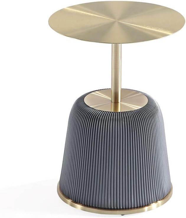Manhattan Comfort Anderson Modern 15.75" Round End Tables 1.0 - Image 8