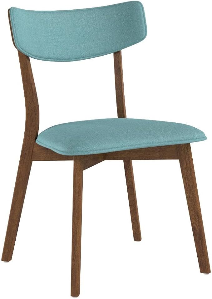 Christopher Knight Home Abrielle Mid-Century Modern Fabric Dining Chairs - Image 4