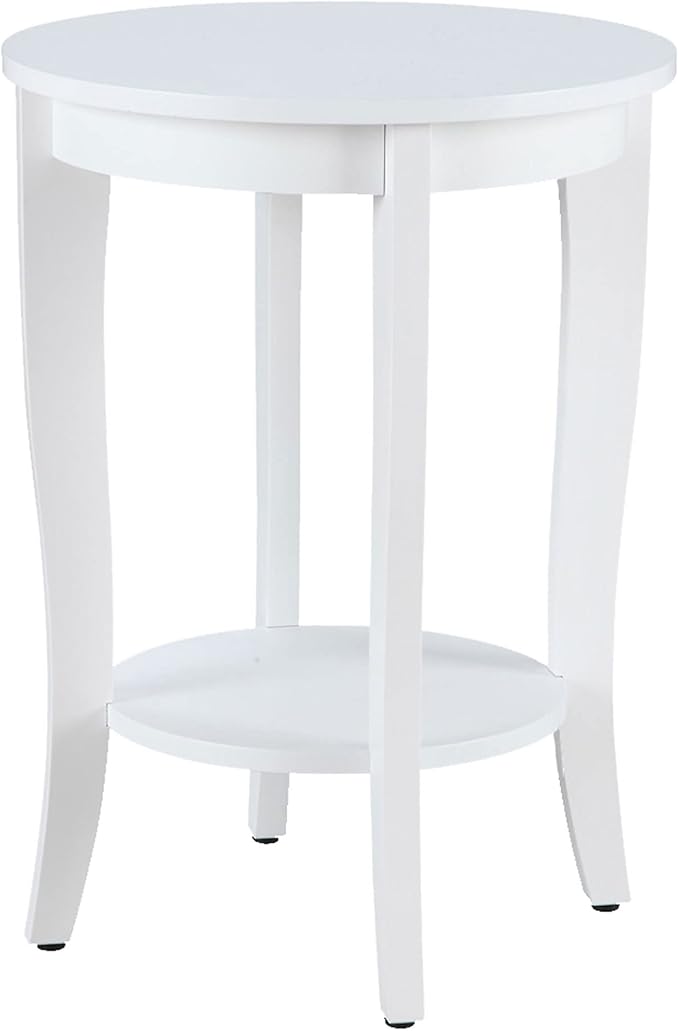 Convenience Concepts American Heritage Round End Table by ConvenienceConcepts