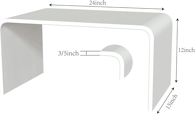 Acrylic Coffee Table for Small Couch, Premium Coffee Tables for Living Room - Image 2