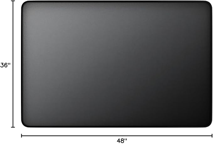 TokeShimi 48 x 36 Inch Black Bathroom Vanity Mirror - Image 9