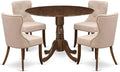 East West Furniture DLSI5-AWA-04 5 Piece Kitchen Table Set by EastWestFurniture