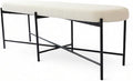 54” upholstered Boucle Accent Ottoman Bench by SORBARIA