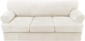 H.VERSAILTEX Sofa Cover 4 Piece T Cushion Sofa Slipcovers Thick Velvet Couch by HVERSAILTEX